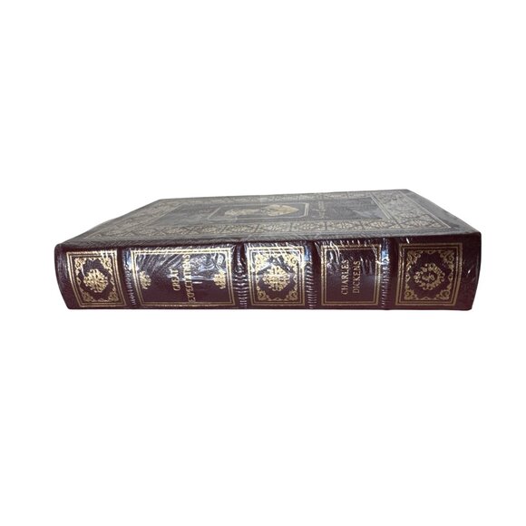 Charles Dickens Great Expectations Leatherbound Collectors Edition Maroon Gold T - Picture 2 of 7